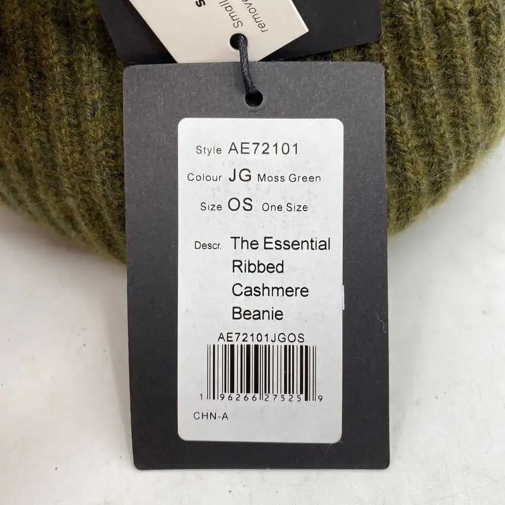 NAADAM Green Cashmere Knit Beanie | One Size Regular